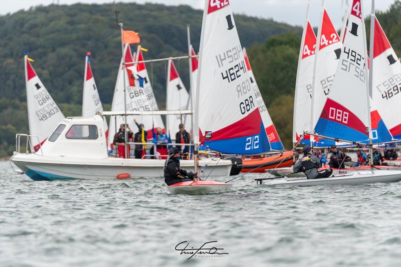 ITCA GBR Topper NS1 event at Carsington photo copyright Chris Fenton taken at Carsington Sailing Club and featuring the Topper class