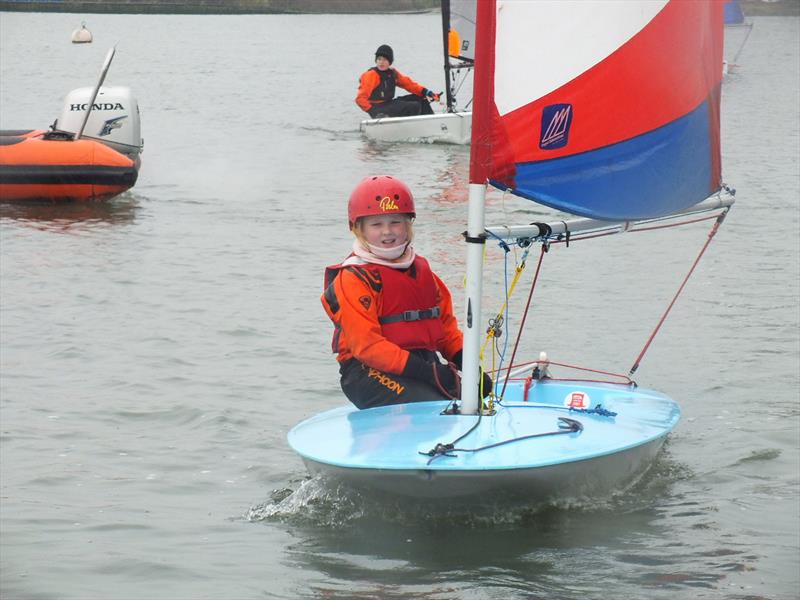 Northamptonshire Youth Series training at Northampton SC photo copyright MNSC taken at Northampton Sailing Club and featuring the Topper class