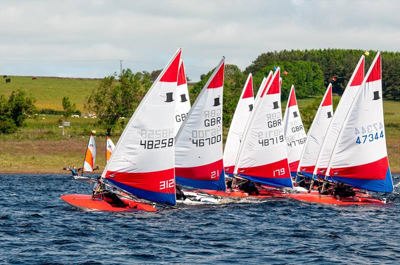 North Region Youth & Junior Championship 2024 photo copyright NEYYSA taken at Derwent Reservoir Sailing Club and featuring the Topper class