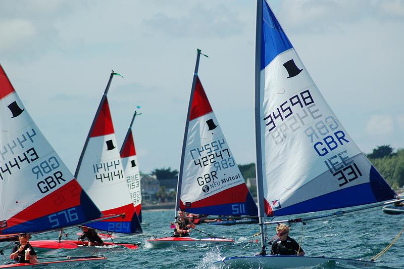 Topper 4.2 World Championships at Loctudy, France photo copyright Adam McElroy taken at Le cercle nautique de Loctudy and featuring the Topper 4.2 class