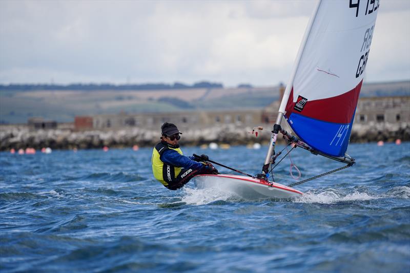 Hari Sailing at the National Championships photo copyright Lotte Johnson / www.lottejohnson.com taken at Weymouth & Portland Sailing Academy and featuring the Topper 4.2 class