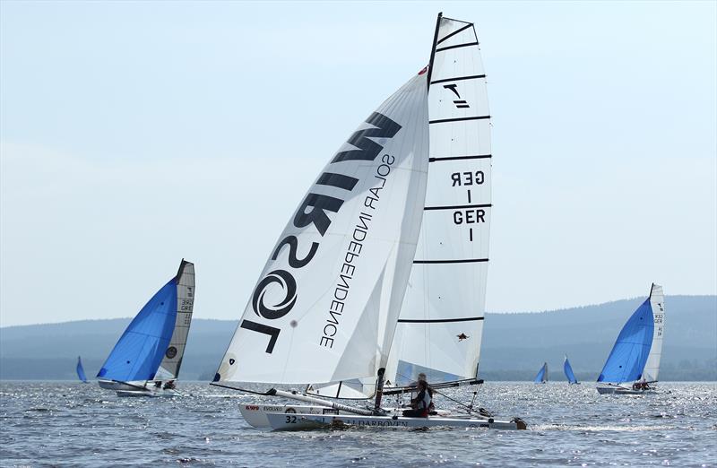 Tornado Europeans at Lake Lipno, Czech Republic day 3 photo copyright Martina Barnetova taken at Yacht Club Jestrábí and featuring the Tornado class