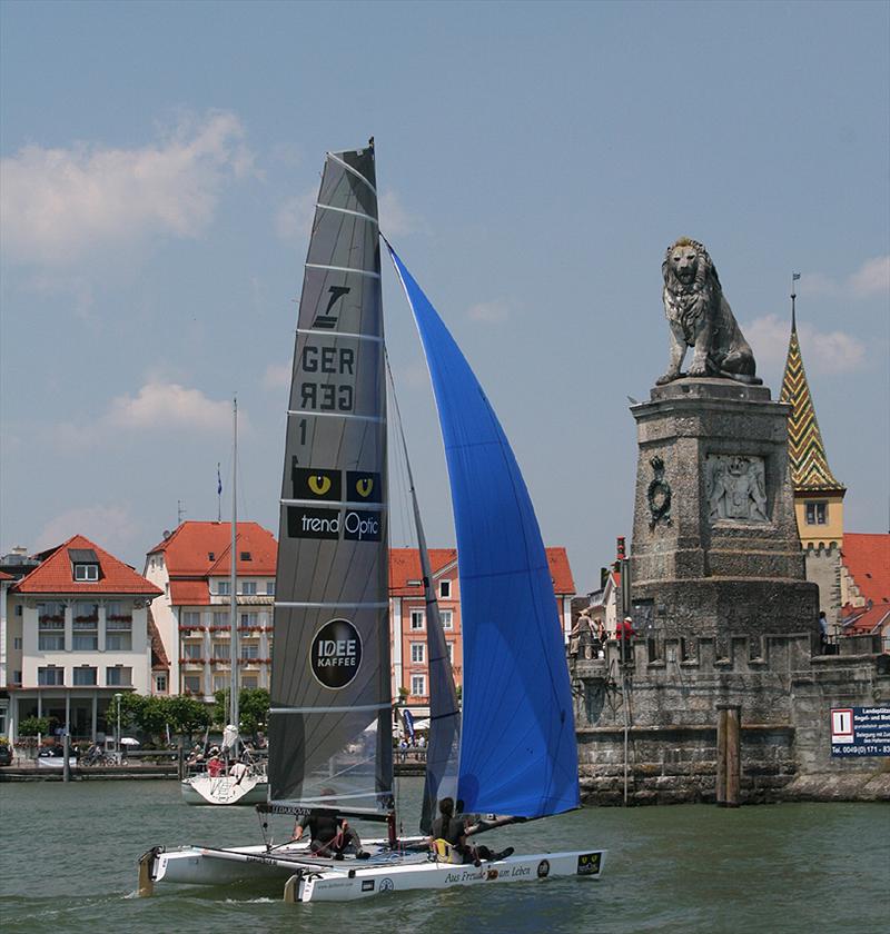 Gentle sailing in the German Tornado Grand Prix photo copyright B. Huegelmann / GTGP taken at  and featuring the Tornado class