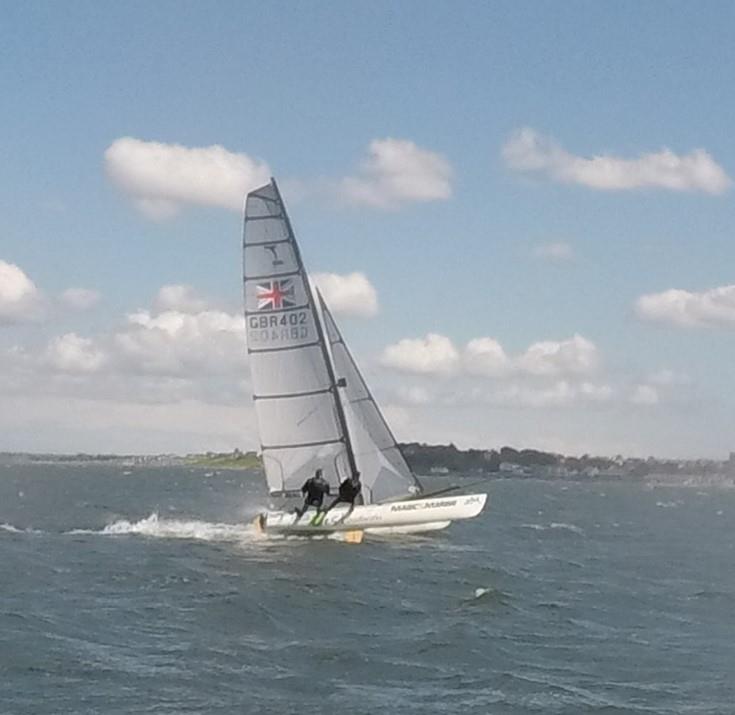 Robert Govier and David Figgis win the Whitstable YC Club Championship photo copyright Steve Gray taken at Whitstable Yacht Club and featuring the Tornado class