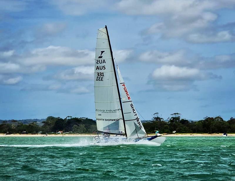 Blasting away in the Tornado photo copyright Capel Sound Invitational taken at Rye Yacht Club and featuring the Tornado class