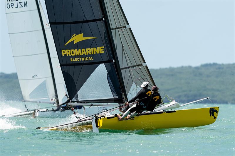 Tornado - Combined Int. A-class and Int. Tornado Nationals - Milford Cruising Club - February 2025 - photo © Justin Mitchell www.justinmitchell.co.nz - Instagram: @jl_mitchell_