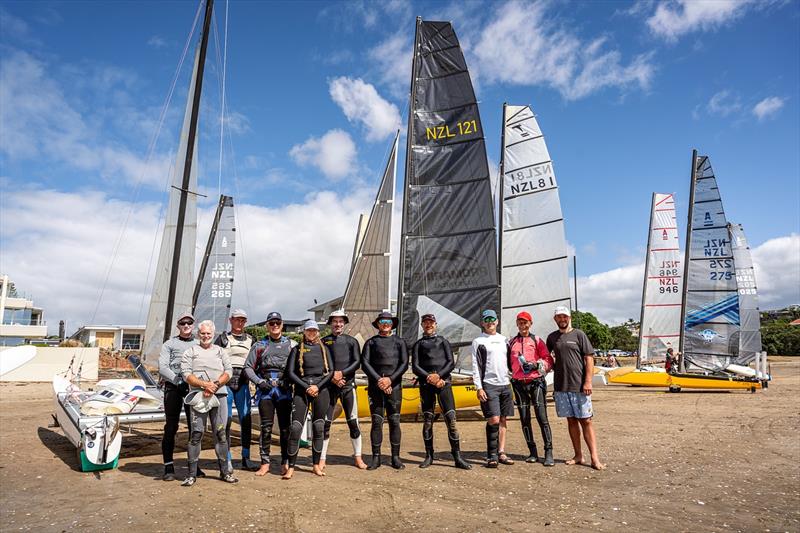 Tornado - Combined Int. A-class and Int. Tornado Nationals - Milford Cruising Club - February 2025 - photo © Justin Mitchell www.justinmitchell.co.nz - Instagram: @jl_mitchell_