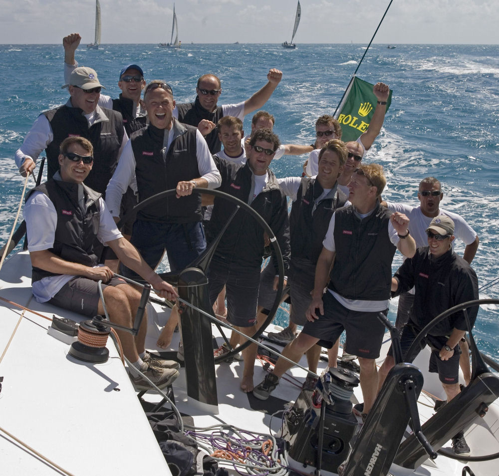 Eamon Conneely's Patches wins the inaugural Rolex TP52 Global Championship at Miami photo copyright Daniel Forster / Rolex taken at  and featuring the TP52 class