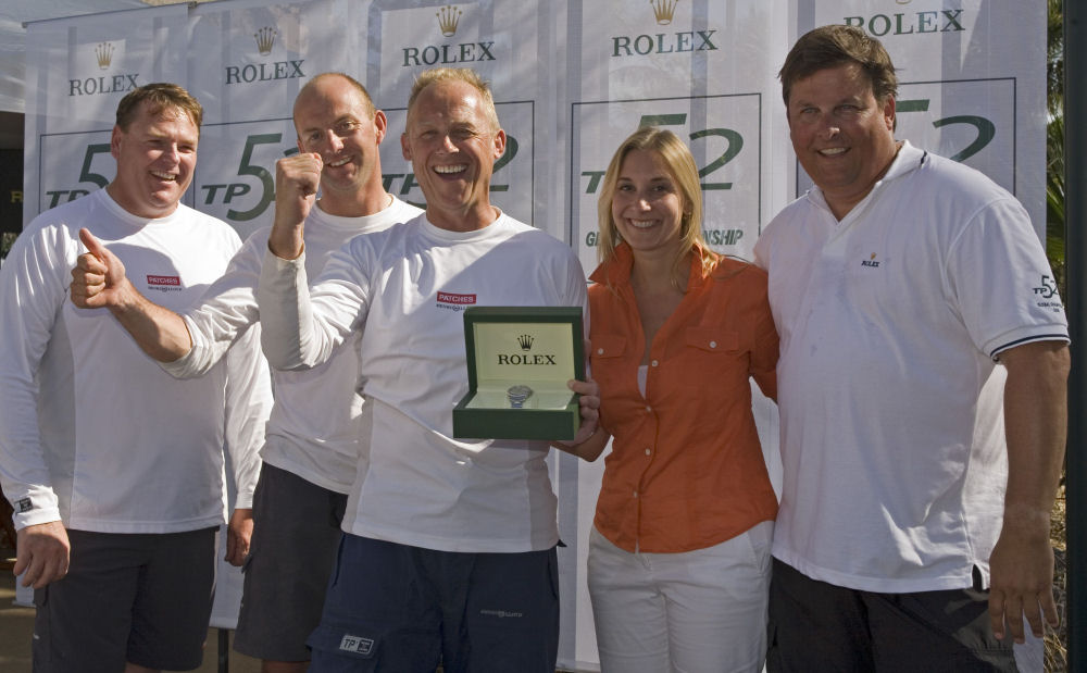 Eamon Conneely's Patches wins the inaugural Rolex TP52 Global Championship at Miami photo copyright Daniel Forster / Rolex taken at  and featuring the TP52 class