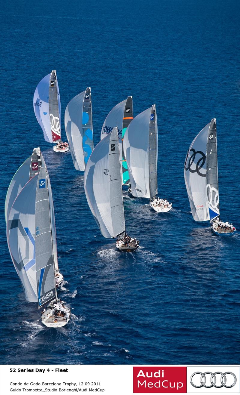 Audi MedCup Conde de Godo Barcelona Trophy Regatta day 4 photo copyright Nico Martinez / Audi MedCup taken at  and featuring the TP52 class