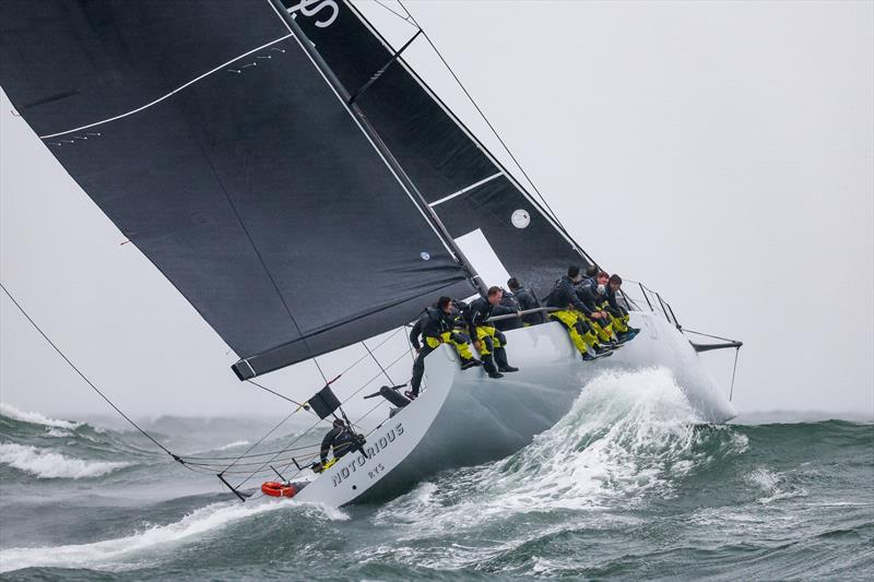 Notorious, overall winner and awarded the Gold Roman Bowl - Round the Island Race 2024 - photo © Paul Wyeth