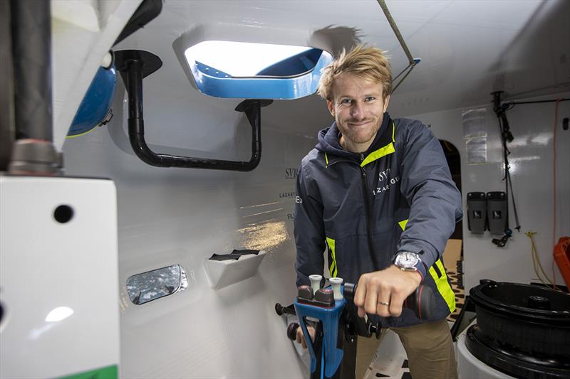 François Gabart on SVR Lazartigue - Route du Rhum-Destination Guadeloupe - photo © Alexis Courcoux