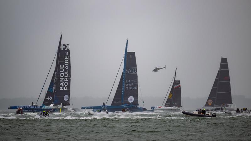 50th Edition Rolex Fastnet Race photo copyright David Maynard / www.alleycatphotographer.co.uk taken at Royal Ocean Racing Club and featuring the Trimaran class