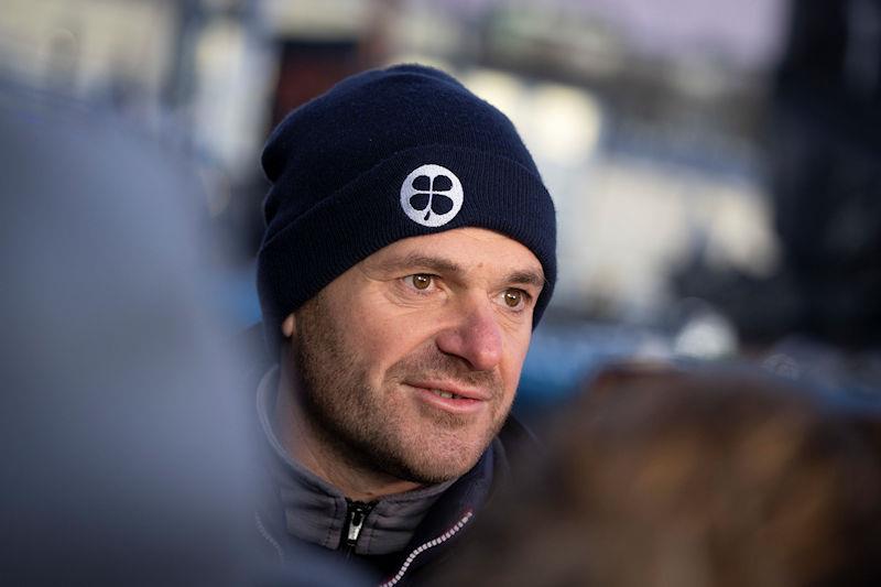 Anthony Marchand, skipper of Actual Ultim 3 ahead of the Arkéa Ultim Challenge - Brest photo copyright Vincent Olivaud taken at  and featuring the Trimaran class