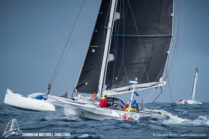 Caribbean Multihull Challenge photo copyright Laurens Morel taken at Sint Maarten Yacht Club and featuring the Trimaran class