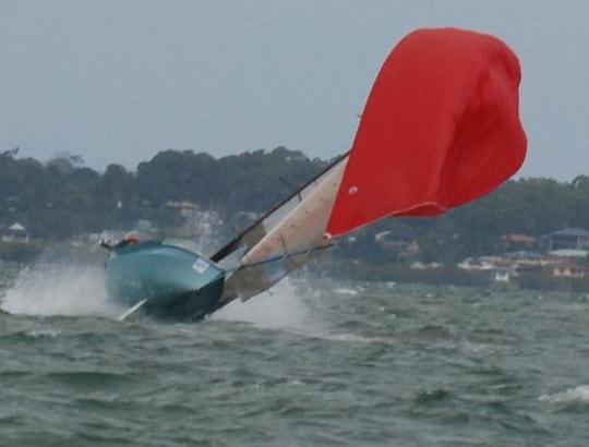 12ft Skiff Australian nationals heat 2 photo copyright Suellen Hurling taken at  and featuring the 12ft Skiff class