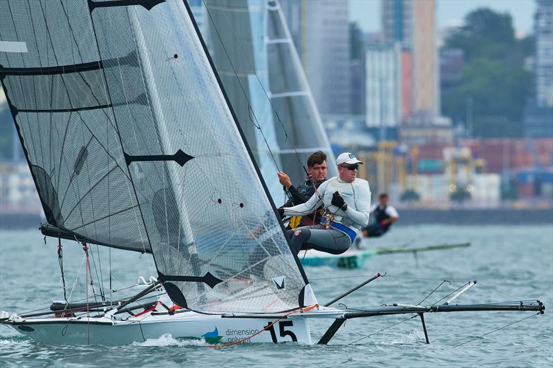 12ft Skiff Interdominion - Royal Akarana Yacht Club - January 11, 2025  - photo © Garrick Cameron