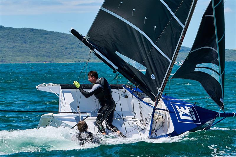 12ft Skiff Interdominion - Royal Akarana Yacht Club - January 11, 2025  - photo © Garrick Cameron