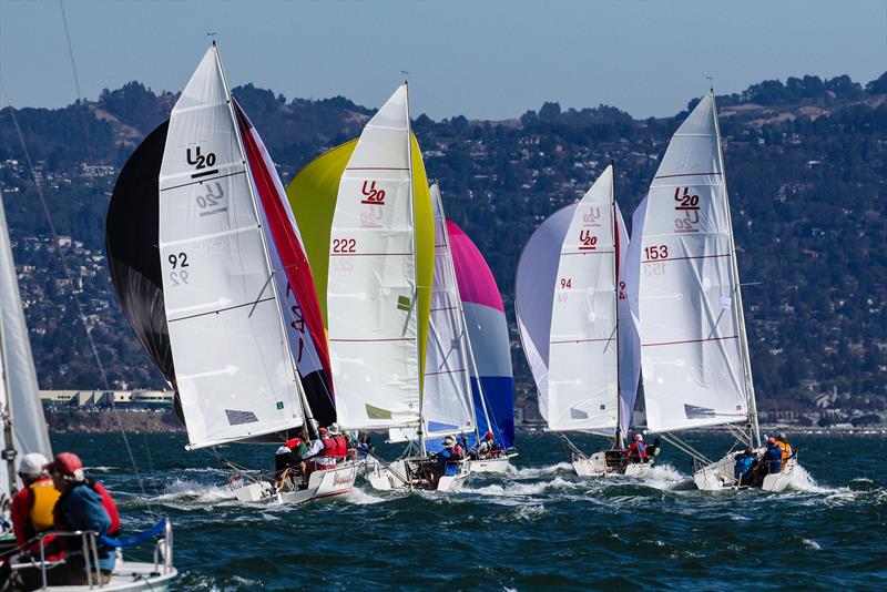 Ultimate 20 racecourse action photo copyright John Liebenberg taken at New Haven Yacht Club, Connecticut and featuring the Ultimate 20 class