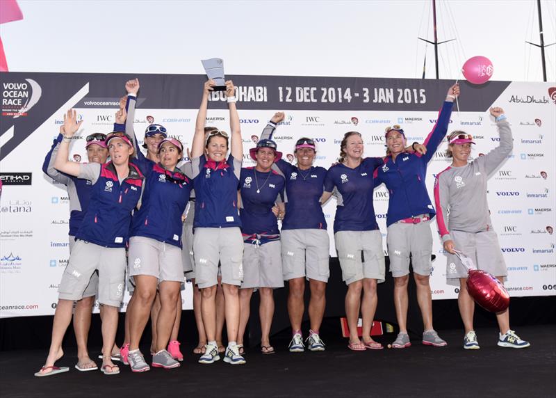 Team SCA win the Volvo Ocean Race Abu Dhabi In-Port Race - photo © Rick Tomlinson / www.rick-tomlinson.com