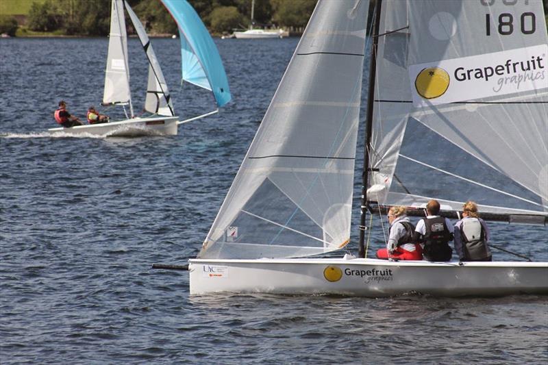 210 boats enter the 2014 Lord Birkett Trophy race at Ullswater photo copyright Sailracer taken at Ullswater Yacht Club and featuring the VX One class