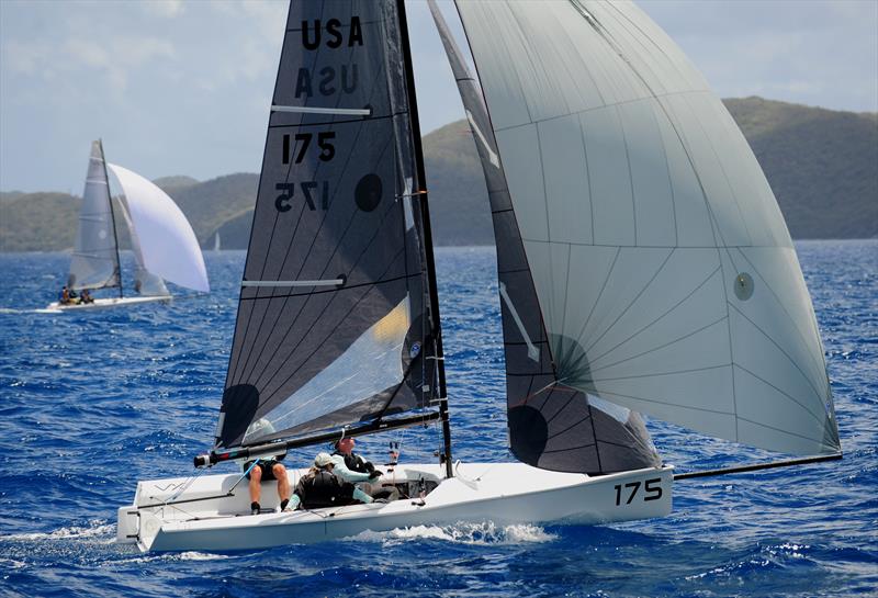 The USA's Jeff Eiber, Hull 175, wins the VX One Class at the BVISR 2016 photo copyright BVISR taken at Royal BVI Yacht Club and featuring the VX One class