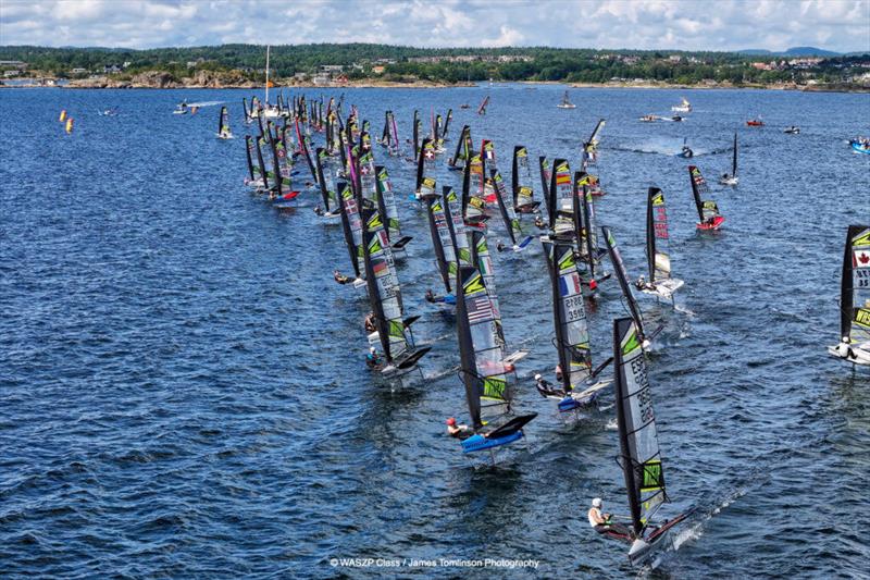 Norwegian Nationals 2024 | Sandefjord | Photograph: James Tomlinson | Domestic fleets are flourishing and it is a great opportunity for young sailors to use these to qualify for a SailGP Grand Final and connect the grass roots to the professional level - photo © WASZP Class / James Tomlinson Photography