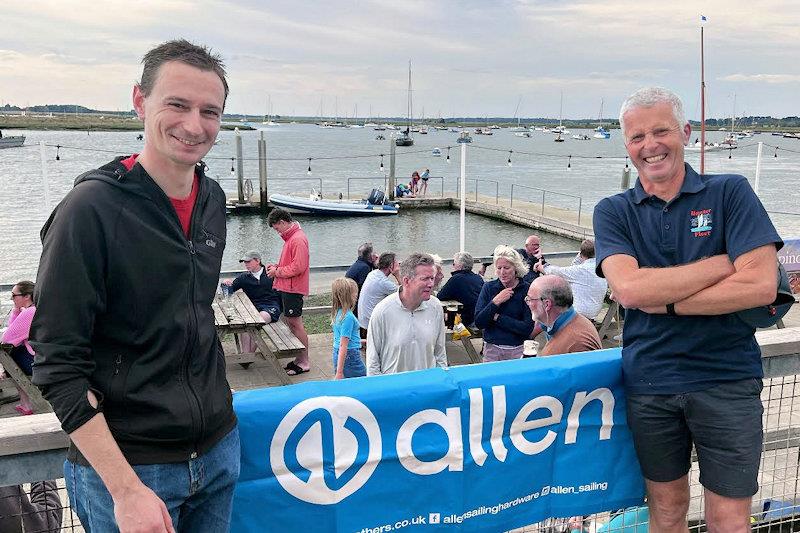 Guy Marks and Sam Boniface win the Craftinsure Wayfarer Easterns National Circuit Event at Aldeburgh photo copyright Sam Pygall taken at Aldeburgh Yacht Club and featuring the Wayfarer class