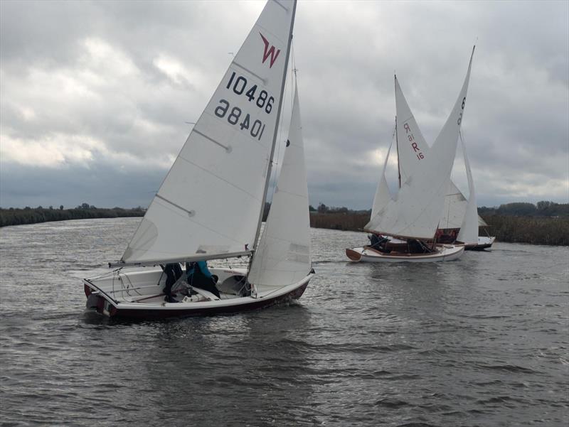 Horning Sailing Club Autumn Passage Race photo copyright Liz Goodyear taken at Horning Sailing Club and featuring the Wayfarer class