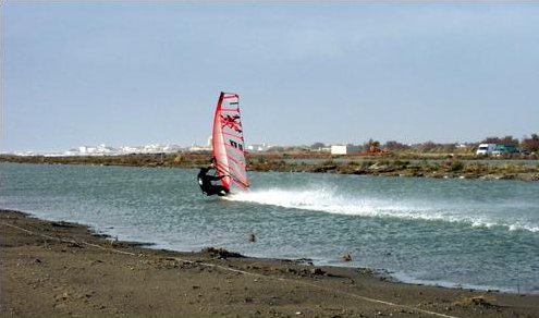 46.24 knots by Finian Maynard sets a new windsurfing speed record photo copyright www.MastersofSpeed.com taken at  and featuring the Windsurfing class