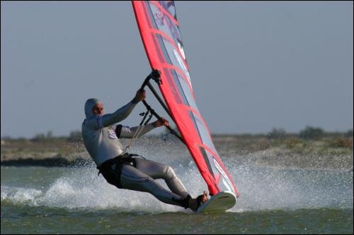 Finian Maynard sets a new outright world sailing speed record of 46.82 knots photo copyright Jean Souville / www.MastersofSpeed.com taken at  and featuring the Windsurfing class