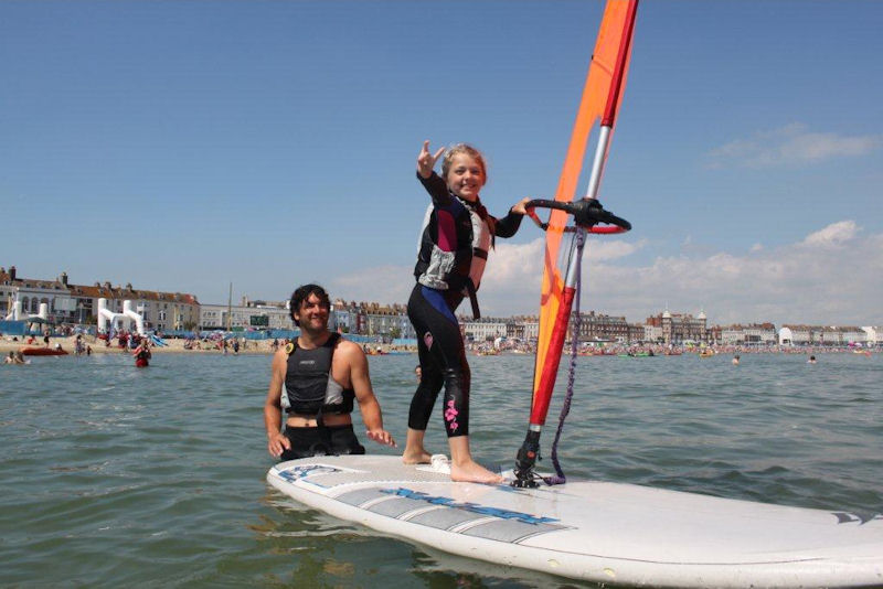 Windsurfing now at GJW Direct SailFest photo copyright Graham Manchester taken at Weymouth & Portland Sailing Academy and featuring the Windsurfing class