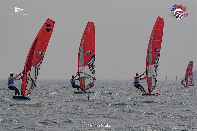 Formula Foil World Championship photo copyright Elena Giolai taken at Circolo Surf Torbole and featuring the Windsurfing class