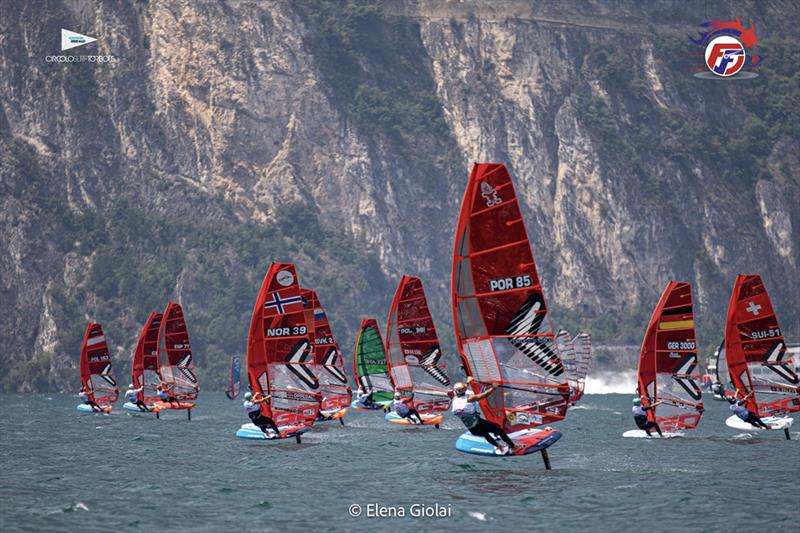 Formula Foil World Championship photo copyright Elena Giolai taken at Circolo Surf Torbole and featuring the Windsurfing class