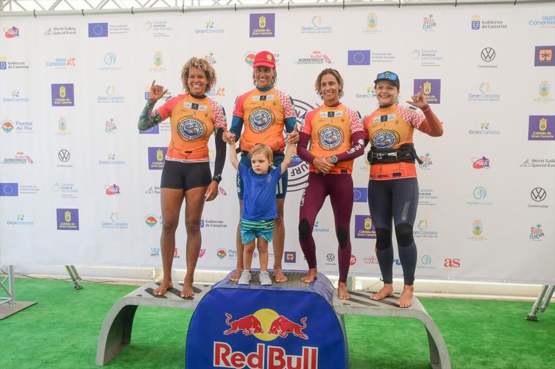 Podium Women Wave elimination - Gran Canaria Windsurf World Cup - photo © Gran Canaria Windsurf World Cup