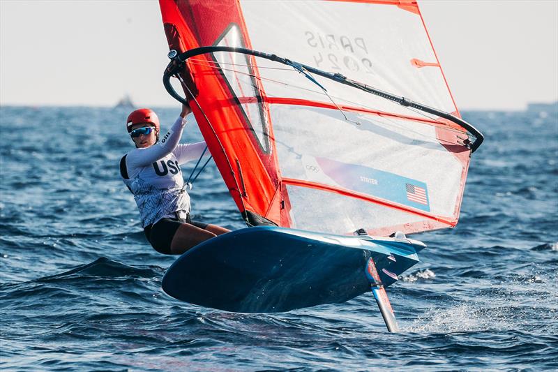 Dominique Stater (Miami, FL) competes in the Women's Windsurfing competition photo copyright Sailing Energy / US Sailing Team taken at  and featuring the Windsurfing class