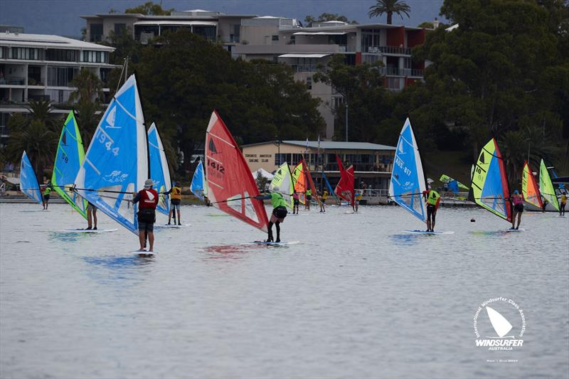 Vaikobi Windsurfer Class Australian National Championships - Day 1 photo copyright Shane Baker taken at Toronto Amateur Sailing Club and featuring the Windsurfing class