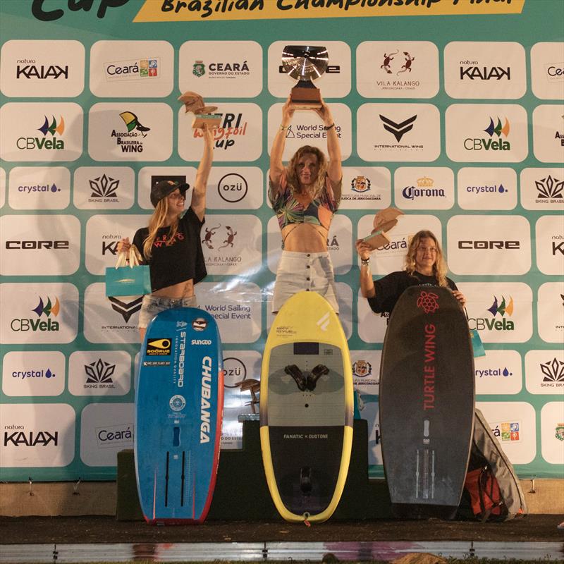 Top 3 women of the 2022 Wingfoil Racing World Cup Jericoacoara - photo © IWSA / Jeri Wingfoil Cup