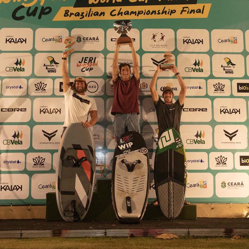 Top 3 men of the 2022 Wingfoil Racing World Cup Jericoacoara - photo © IWSA / Jeri Wingfoil Cup