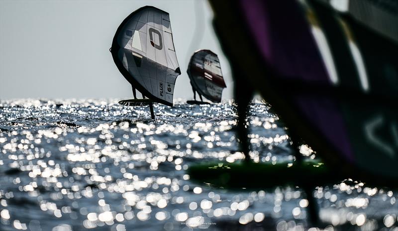 Fast off the starting line - 2024 Wingfoil Racing World Cup Italy  - photo © IWSA media / Robert Hajduk