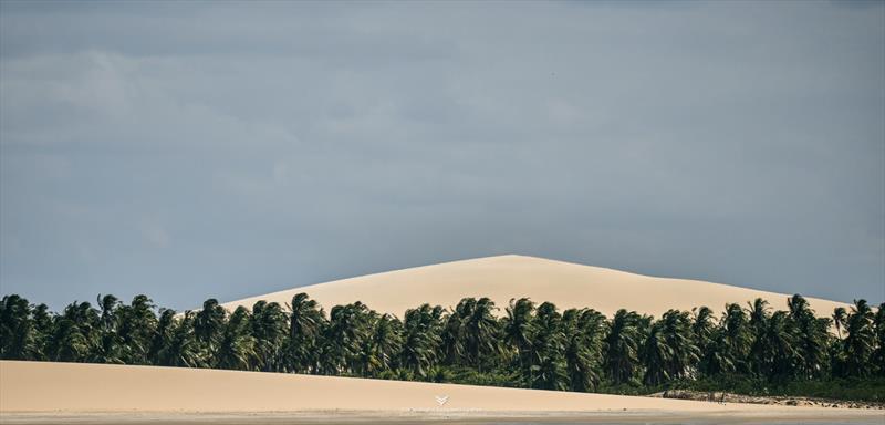 The dune is diminishing and moving further away photo copyright IWSA media / Robert Hajduk taken at  and featuring the Wing Foil class