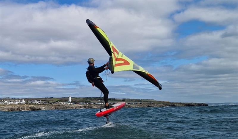 Steve Bowen on his quest to wingfoil around Britain - photo © RYA