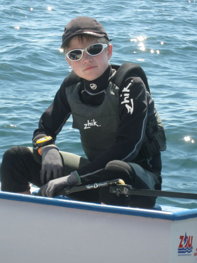 Zhik Team sailor Jamie Calder wins the Optimist End Of Season Championships photo copyright Zhik taken at Rutland Sailing Club and featuring the  class